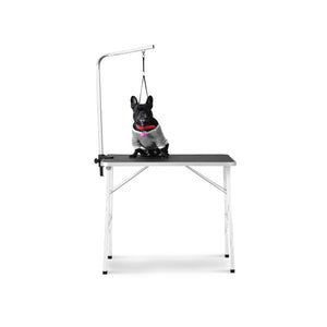 Midium Size 36 Steel Legs Foldable Nylon Clamp Adjustable Arm Rubber Mat Pet Grooming Table"