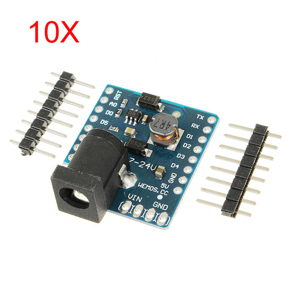 10Pcs WeMos DC Power Shield V1.0.0 For WeMos D1 Mini
