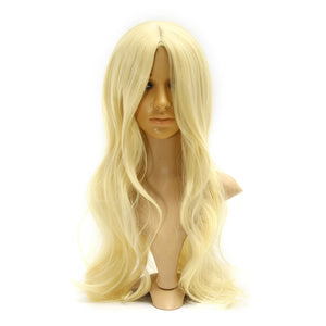 26'' Anime Long Curly Wavy Synthetic Hair Full Wig For Party Cosplay Using