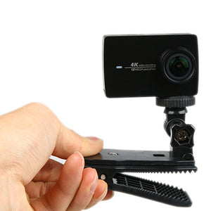 Backpack Bag Clip Clamp Mount 360 Degrees Rotary for Xiaomi Yi 2 II 4K Sports Action Camera