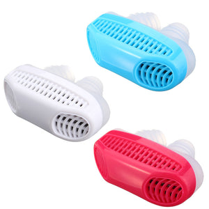 Portable Snore Stopper Air Purifier Silicone Anti Snore Device Tools Nose Care Ventilation Respirator