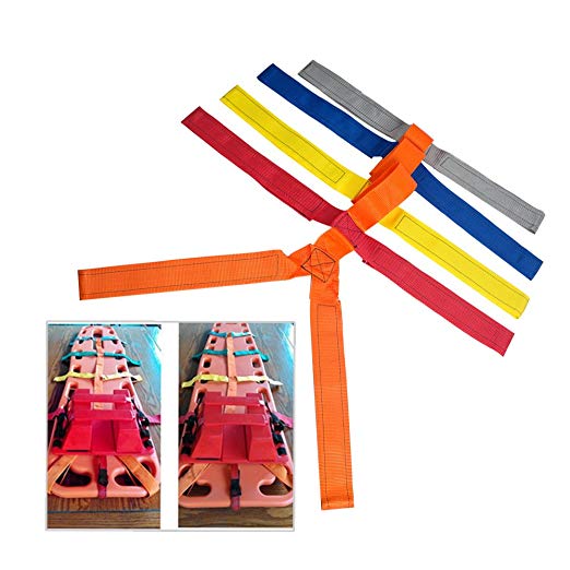 Backboard Color Coded Spider Strap For Spine Support Board Stretcher Immobilization Spinal Fixation