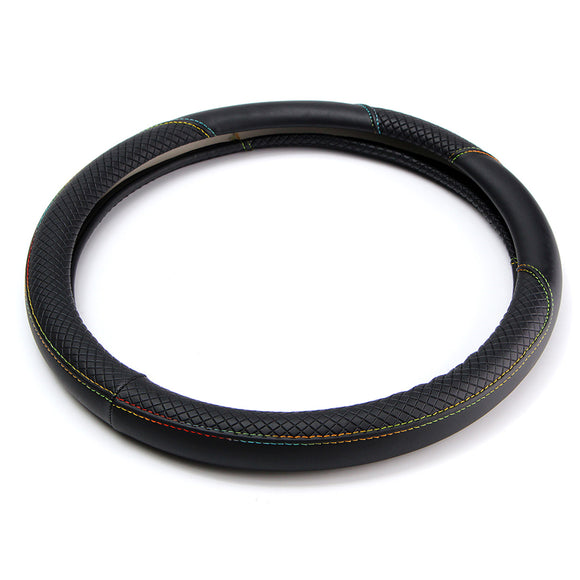 PU leather Car Steel Ring Wheel Cover Unti-slip Universal for Cars