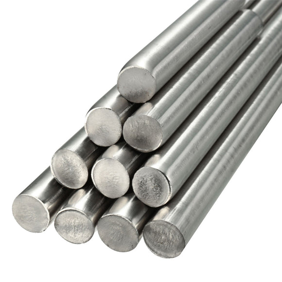 125-500mm Diameter 4mm Stainless Steel Round Tube Round Solid Metal Bar Rod