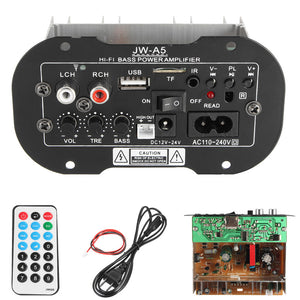 Universal Car Subwoofer 30W Hi-Fi Bass Power Amplifier Board With TF USB Bluetooth Function