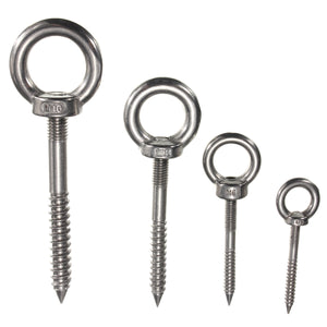 Marine Grade Stainless Steel Screw Lifting Eye Bolts Eye Bolt 5mm 6mm 8mm 10mm