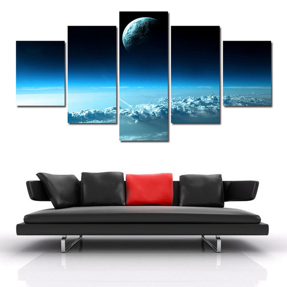 5  Cascade The Moon's Beauty Picture Canvas Wall Painting Picture Home Decoration Without Frame Incl