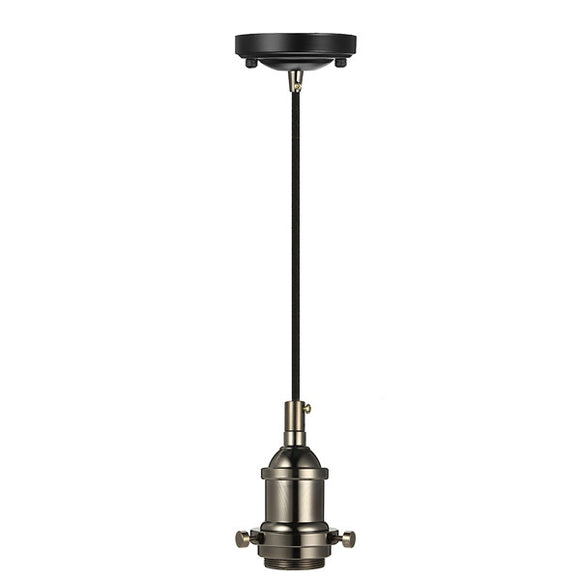 E27 Vintage Industrial Retro Loft Pendant Light Chic Decorative Ceiling Lamp for Bedroom AC110-240V