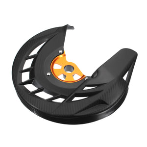 Motorcycle Front Brake Disc Rotor Guard Cover Protector Black For KTM 125-530 SX SXF XC XCF EXC