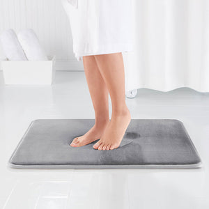 50x80cm Slow Rebound Coral Velvet Bathroom Rug Carpet Bath Mat Non Slip Absorbent Super Mat
