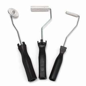 3Pcs Aluminum  Fiber Glass Bubble Laminating Roller Tool Kit