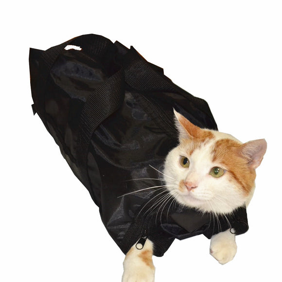 Cat Grooming Bag Pet Bathing Restraint Bag Pet Washing Nail Cutting Supplies