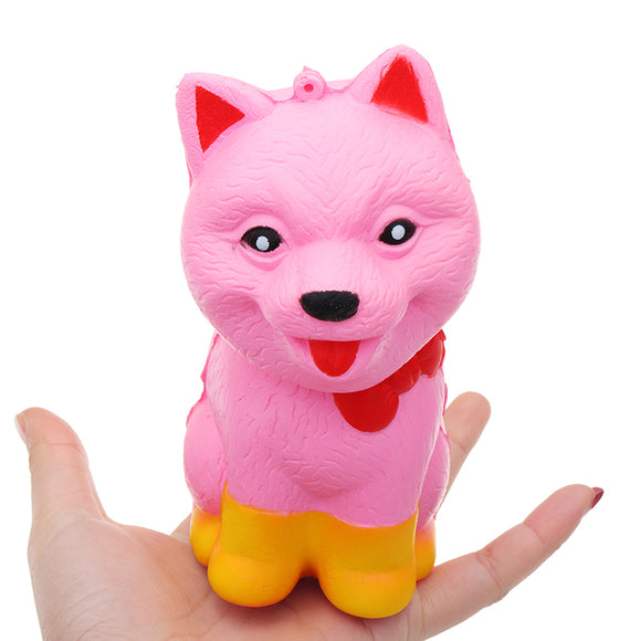 Squishy Wolf Puppy Dog 13CM Super Slow Rising Cream Scented Phone Strap Toy Gift Decor