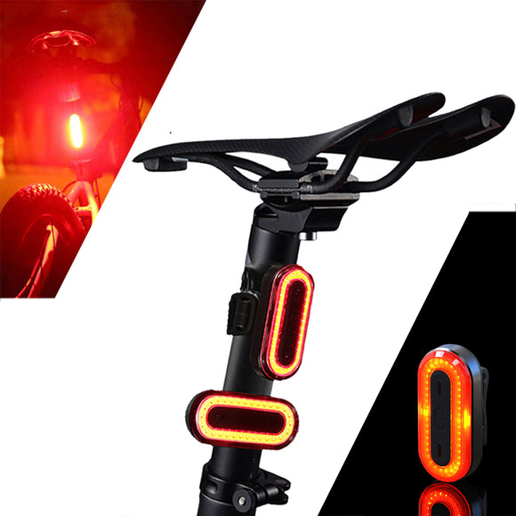 XANES STL03 100LM IPX8 Memory Mode Bicycle Taillight 6 Modes Warning LED USB Charging 360 Rotation Bike Light