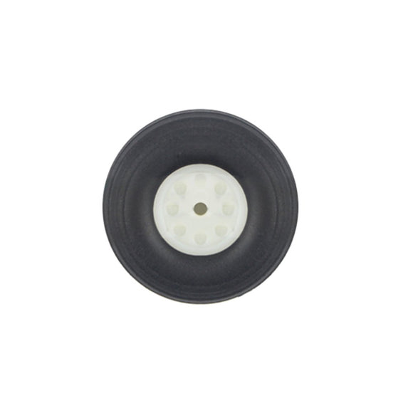 2 Pieces 38mm Diameter PU Simulation Wheel Wheels For RC Airplane