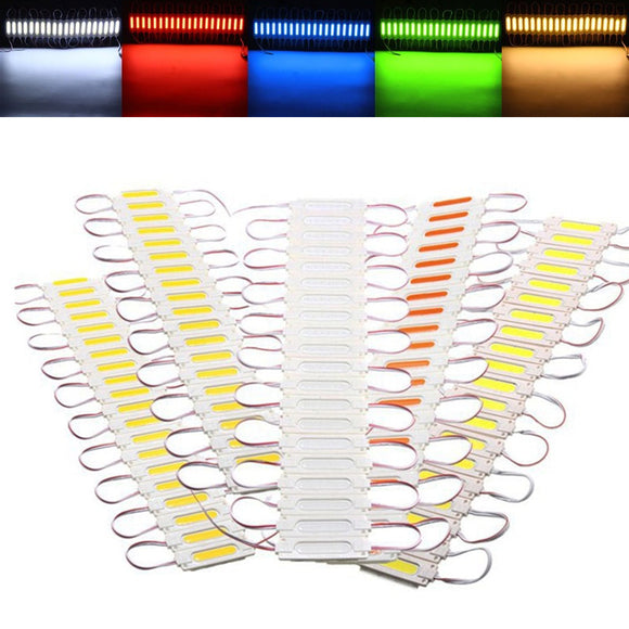 20 PCS Waterproof COB Injection LED Module Strip Light Window Store Front Lighting Lamp DC12V