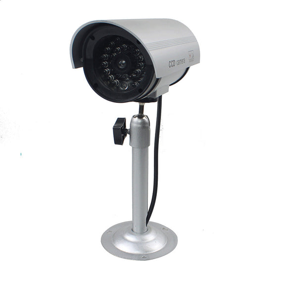CA-11-02 Dummy Emulational Flash LED Fake CCTV Camera Bullet Waterproof Outdoor Security Camera