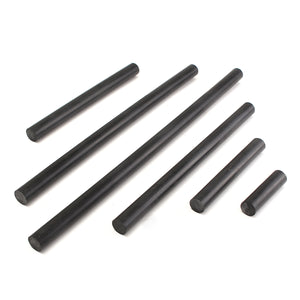 25mm Diameter Nylon Rod Black Engineering Round Bar Shaft 100mm 200mm 300mm 400mm 500mm 600mm Length