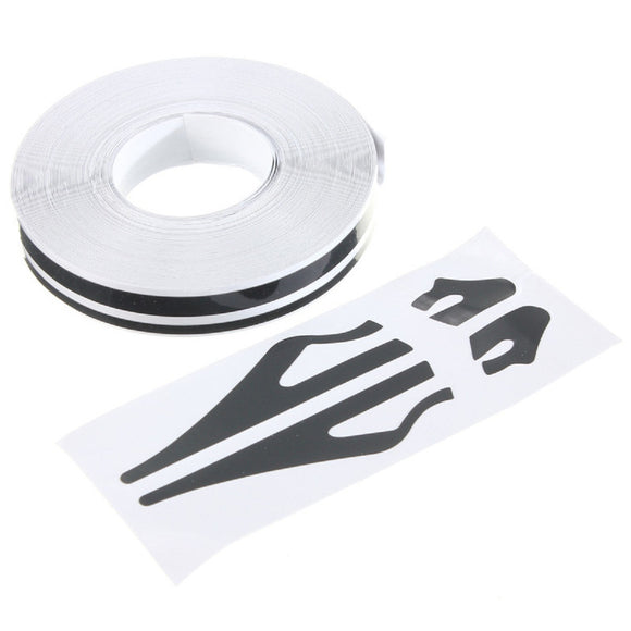1/2inch Pin Striping Stripe Vinyl Tape Decals Stickers 12mm for Cars Motorcycles