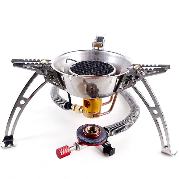 LAOTIE 3500W Infrared Ray Cooking Stove Portable Windproof Camping Picnic Gas Burner Furnace