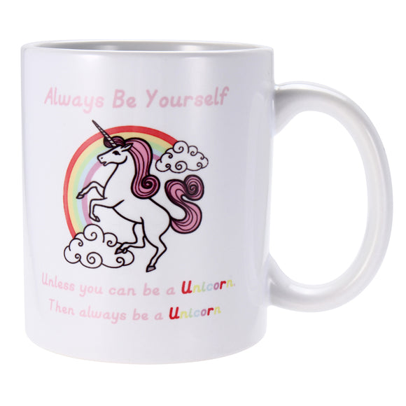 350ml Novelty Funny Unicorn Coffee Mug Always Be Yourself Home Office Cup Gift