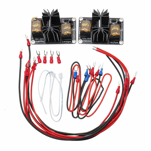 Lerdge Add-on Heated Bed Power Expansion Board Module High Power MOS Tube With Cable For 3D Printer