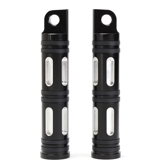 CNC Edge Cut Rear Front Foot Pegs For Harley Touring Sportster Dyna Softail