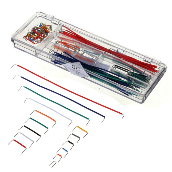 140pcs U Shape Solderless Breadboard Jumper Cable Dupont Wire For Arduino Shield