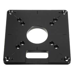 Drillpro Simple Type Aluminum Alloy Router Table Insert Plate for Woodworking Makita Router Trimmer