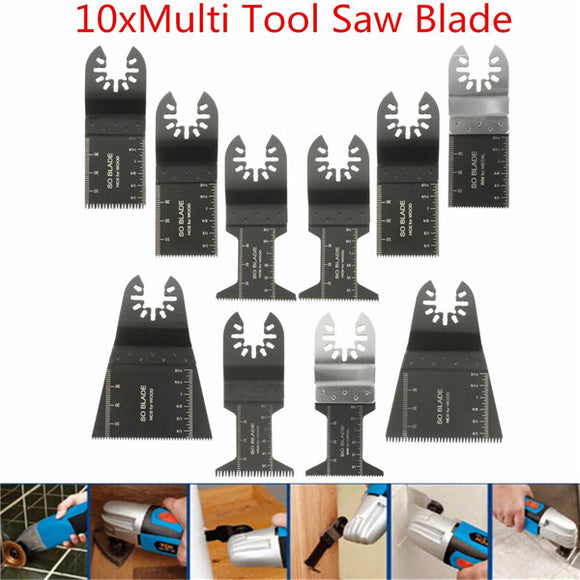 10pcs Multitool Saw Blade Accessories For Dewalt Stanley Black and Decker Bosch Multitool