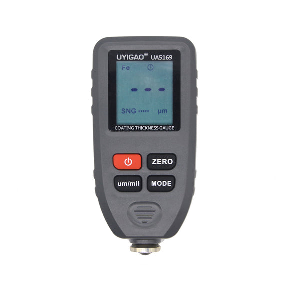 UYIGAO UA5169 Thickness Gauge   Digital Paint Coating Thickness Gauge feeler Tester Fe/NFe 0-1.3mm