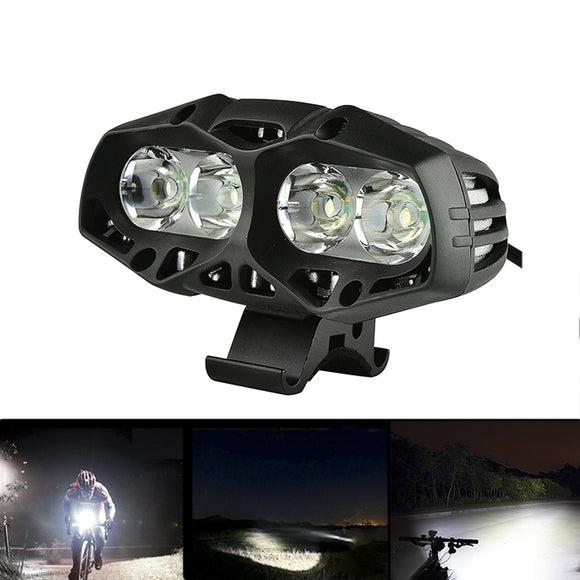 XANES ML01 Waterproof Bike Front Light 4* T6 4 Modes Multipurpose Outdoor Sports Headlight