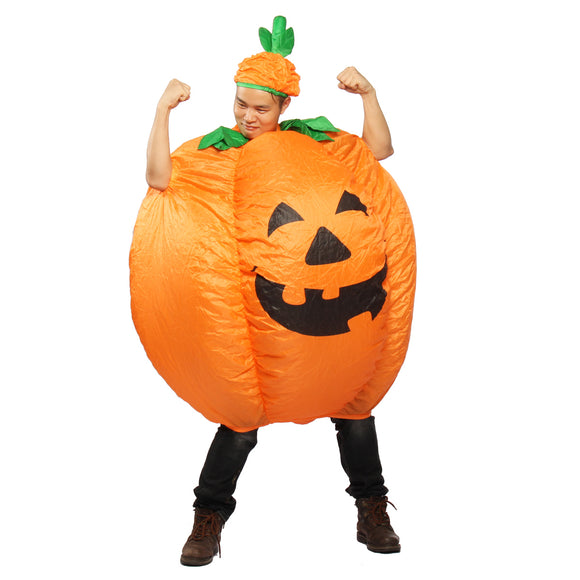 Halloween Pumpkin Inflatable Clothes With Blower Party Cosplay Tools Tops