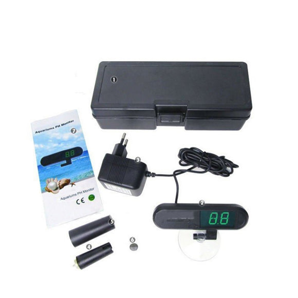 Digital PH Meter Water Quality Tester PH Tester Aquarium PH Monitor Equipped With Suction Cup