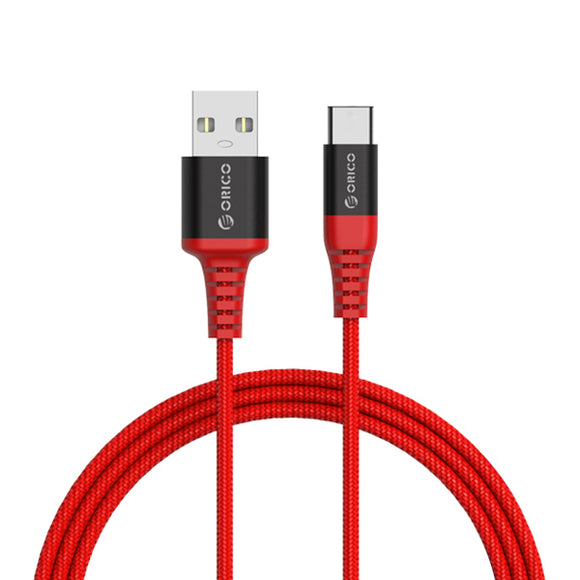 ORICO 2.4A Kevlar Reversible Type C Fast Charging Cable 1m For OnePlus5 Xiaomi 6 Mi A1 Mix 2 S8