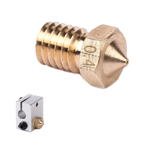 FLSUN 10PCS 0.4mm Copper Nozzle Print Head For 3D Printer 1.75mm Filament
