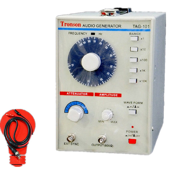 110V/220V TAG-101 Low Frequency Audio Signal Generator Source 10Hz-1MHz 600