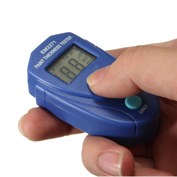 EM2271 Mini Thickness Gauge Coating Digital Painting Thickness Tester Meter Mini LCD Automotive Dat