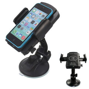 Qi Wireless Car Charger Transmitter Cradle Holder For iPhone Samsung Galaxy S6/S6 Edge