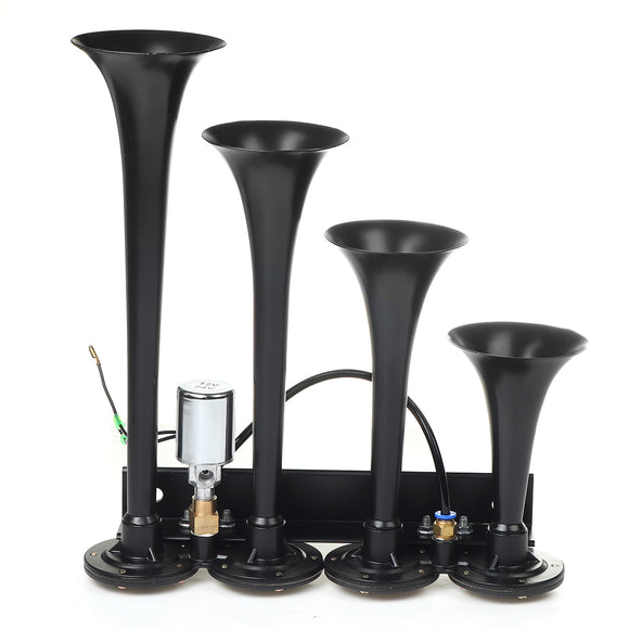 24V  Four Trumpet Electric Horn Electronically Controlled Air Horn For Heavy Truck Heavy Truck