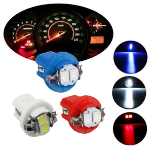 1PCS T5 B8.5D 5050 LED Car Dashboard Lights Dash Panel Gauge Wedge Side Bulb 12V