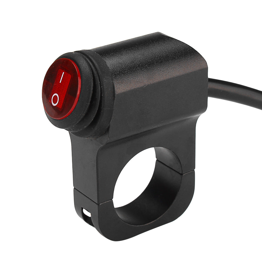 12V 10A Motorcycle On Off Switch 25mm Handbar Grip Light Horn Spotligh ...