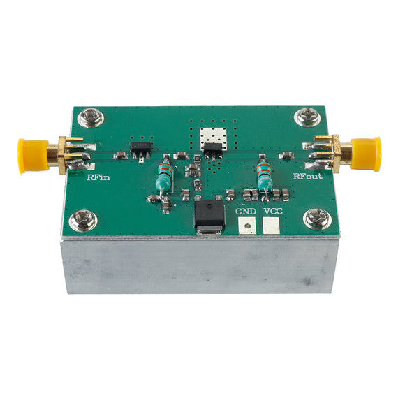 RF Broadband FM Amplifier 1-512MHz 1.6W HF FM VHF UHF RF Amplifier Module Board with Heat Sink