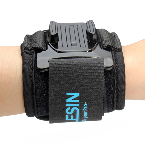 TELESIN 360 Degree Rotation Wrist Hand Strap Mount For Gopro Hero 2 3 3 Plus