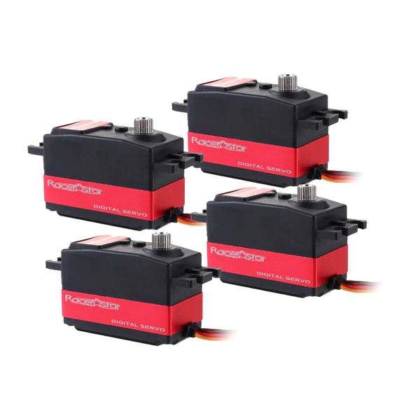 4PCS Racerstar DS4409MG 120 9.2KG Large Torque Metal Gear Digital Servo For 1 : 8 RC Car RC Airplane