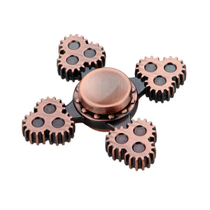 ECUBEE Hand Spinner Zinc Alloy Gear Fidget Spinner Finger Focus Reduce Stress Gadget