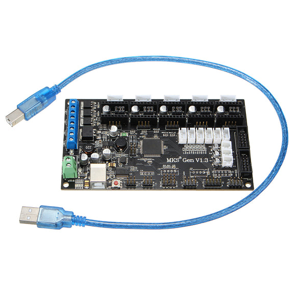 MKS Gen V1.3 Controller Board With USB Cable For 3D Printer