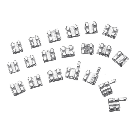 Orthodontic Correction of Hooked/Uncoupled Dental Materials Ultra-thin Rectangle Wire Bracket Dental Bracket