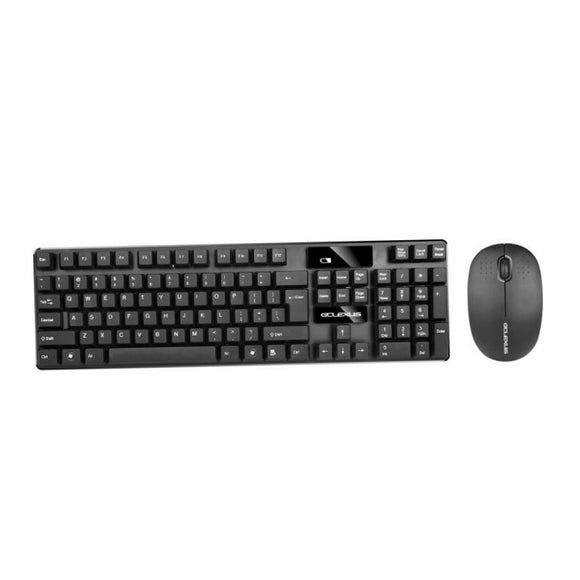 Wireless 2.4G 104Keys Keyboard and Mouse Combo Set 1000dpi Mice for Office Gaming