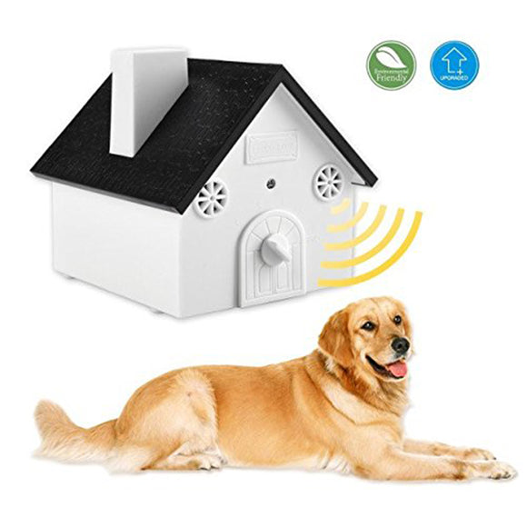 Outdoor Ultrasonic Dog Bark Control Anti Barking Device Sonic Bark Deterrents with Hanging Hole